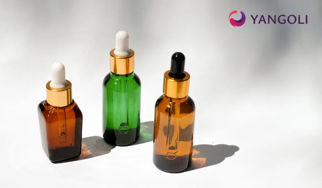 Скляна тара для сироватки різних кольорів та об'ємів